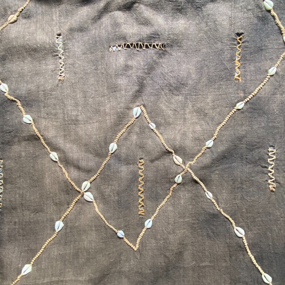 Handmade African Kuba Cloth Textile Runner